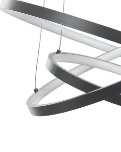Lampadario a LED ATREK Metallo Nero