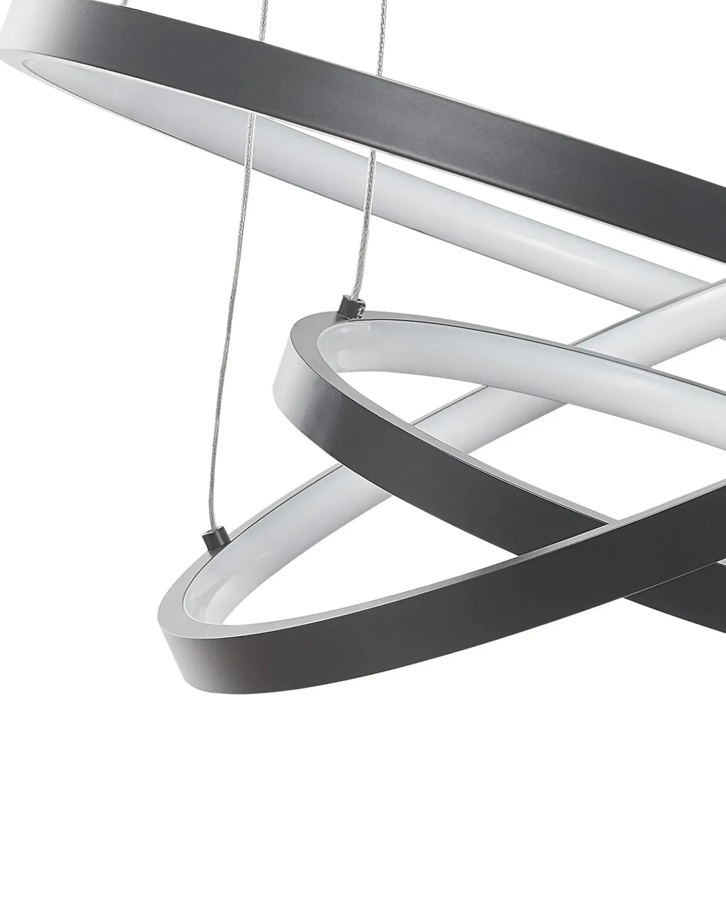 Lampadario a LED ATREK Metallo Nero