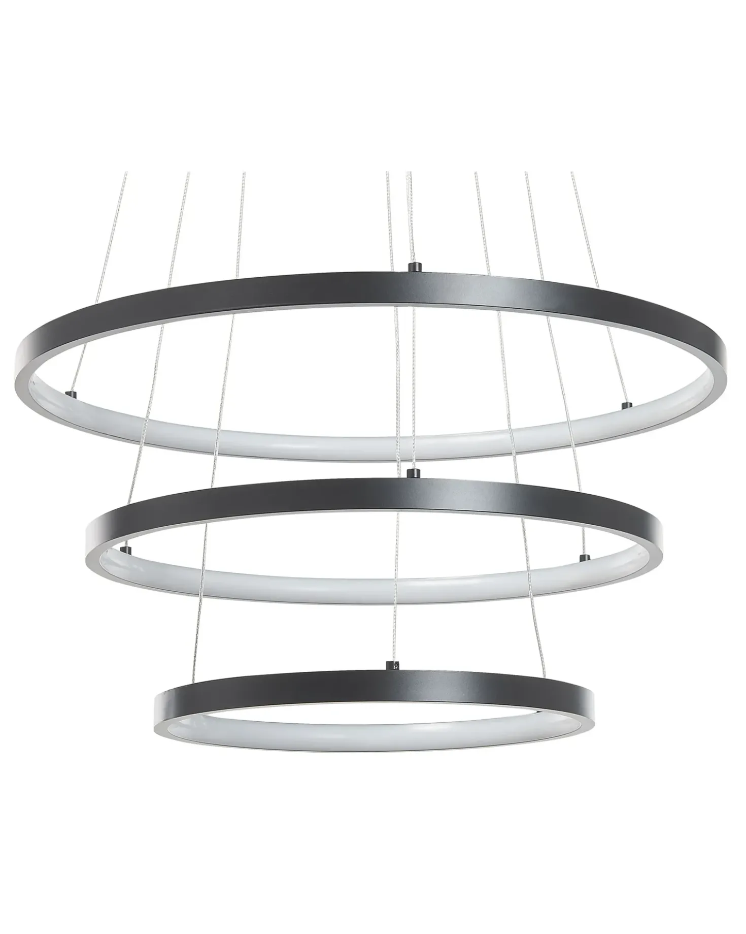 Lampadario a LED ATREK Metallo Nero