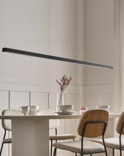 Lampadario a LED BADDANA Metallo Nero