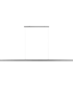 Lampadario a LED BADDANA Metallo Argento