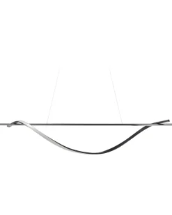 Lampadario a LED BODRI Metallo Nero