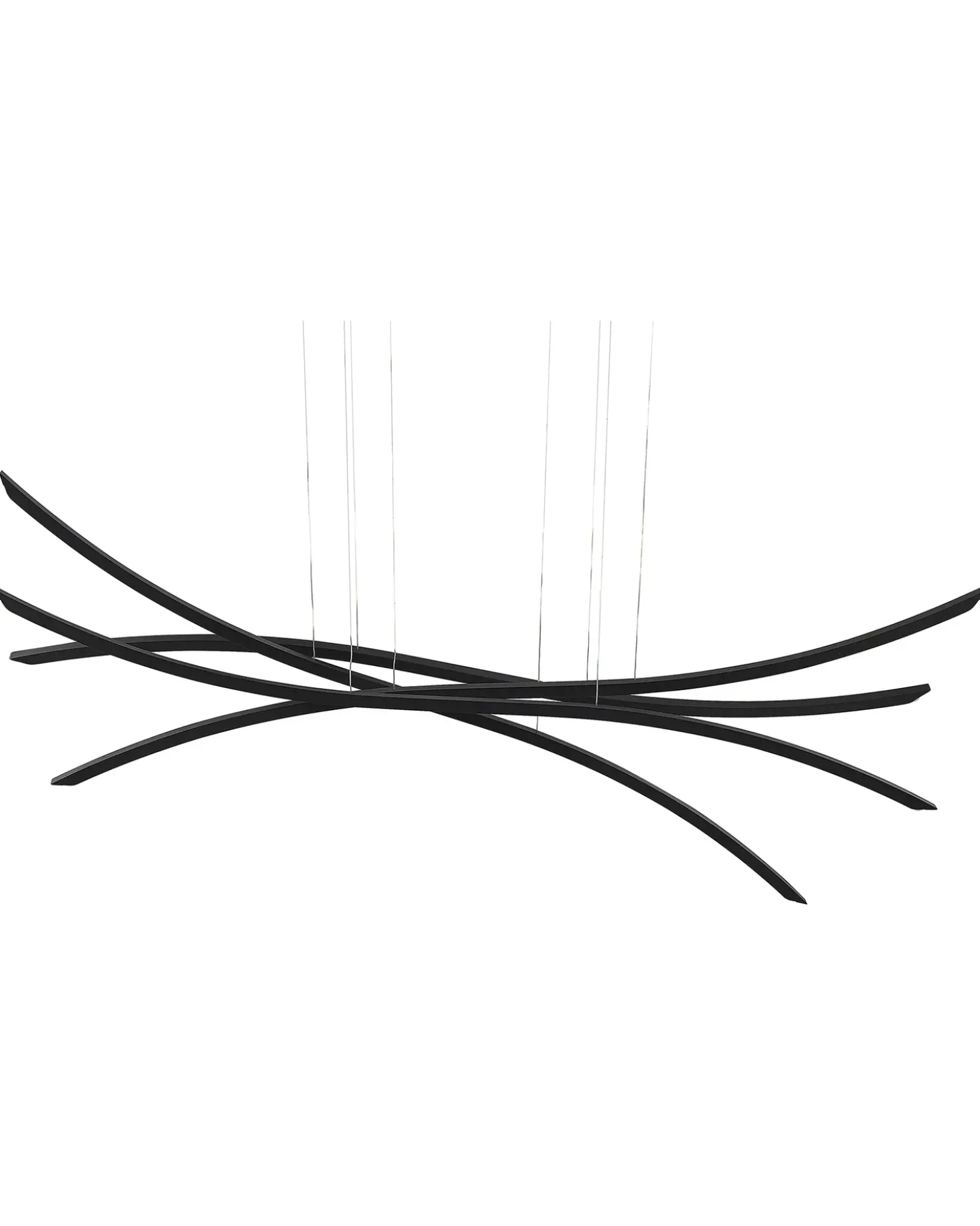 Lampadario a LED CALAO Metallo Nero