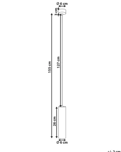 Lampadario a LED DEVESA Metallo Nero