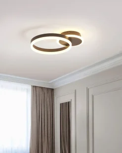 Lampadario a LED GLYDE Metallo Marrone scuro