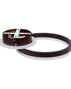 Lampadario a LED GLYDE Metallo Marrone scuro