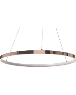 Lampadario a LED JORDAN Metallo Oro rosa