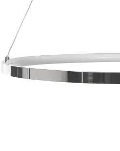 Lampadario a LED JORDAN Metallo Argento