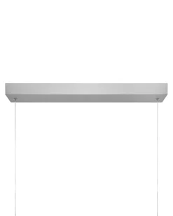 Lampadario a LED KHUTTI con telecomando con dimmer Metallo Bianco