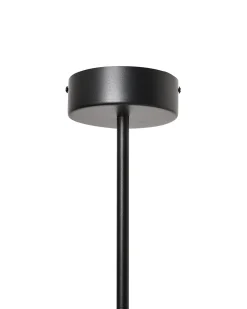 Lampadario a LED MAGARA Metallo Nero