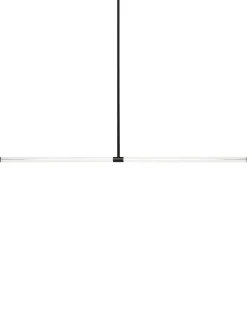 Lampadario a LED MAGARA Metallo Nero