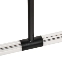 Lampadario a LED MAGARA Metallo Nero
