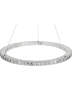 Lampadario a LED MAGAT Cristallo Argento