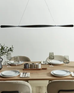 Lampadario a LED MAHOI Metallo Nero