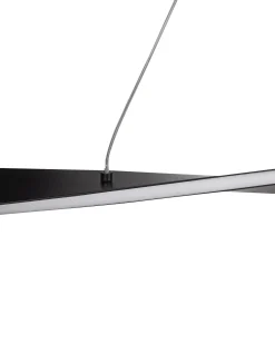 Lampadario a LED MAHOI Metallo Nero