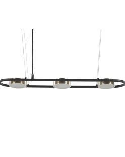 Lampadario a LED MALI Metallo Nero