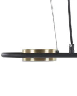 Lampadario a LED MALI Metallo Nero