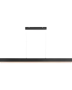 Lampadario a LED MARA Metallo Nero