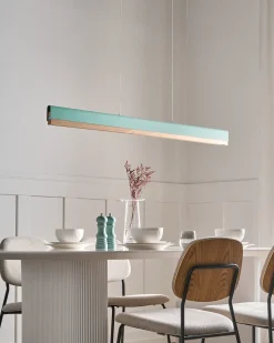 Lampadario a LED MARA Metallo Verde menta