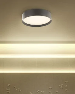 Lampadario a LED MOEI Metallo Nero