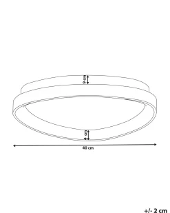 Lampadario a LED NANDING Metallo Bianco