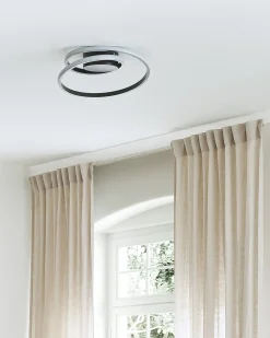 Lampadario a LED NARYN Metallo Nero