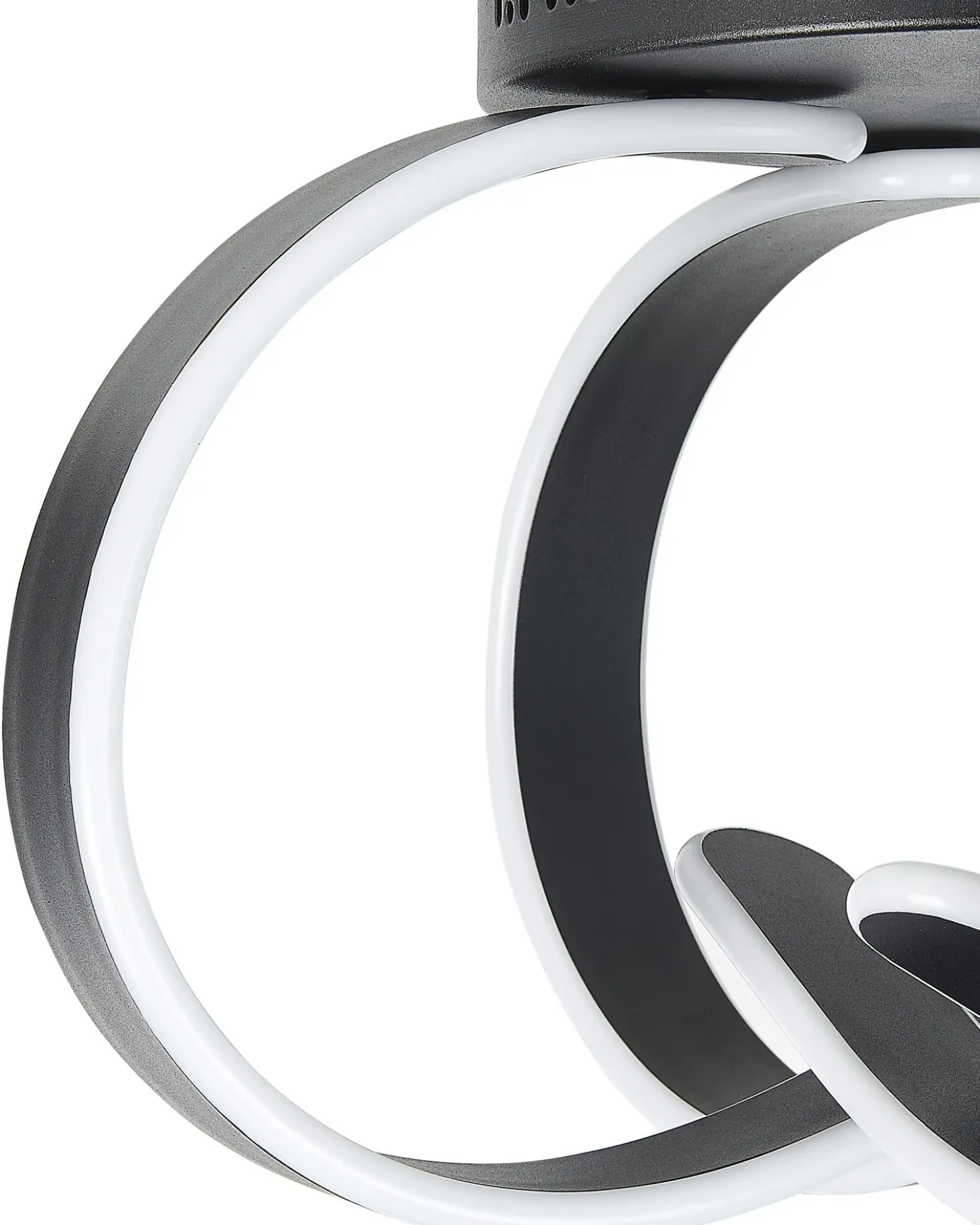 Lampadario a LED NURA Metallo Nero