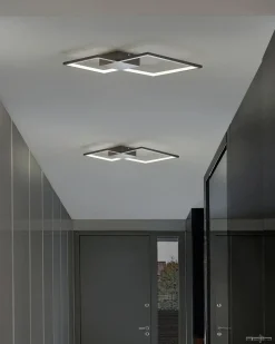 Lampadario a LED OKSU Metallo Nero