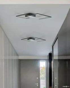 Lampadario a LED OKSU Metallo Nero