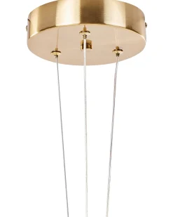 Lampadario a LED PALUN con dimmer Metallo Oro