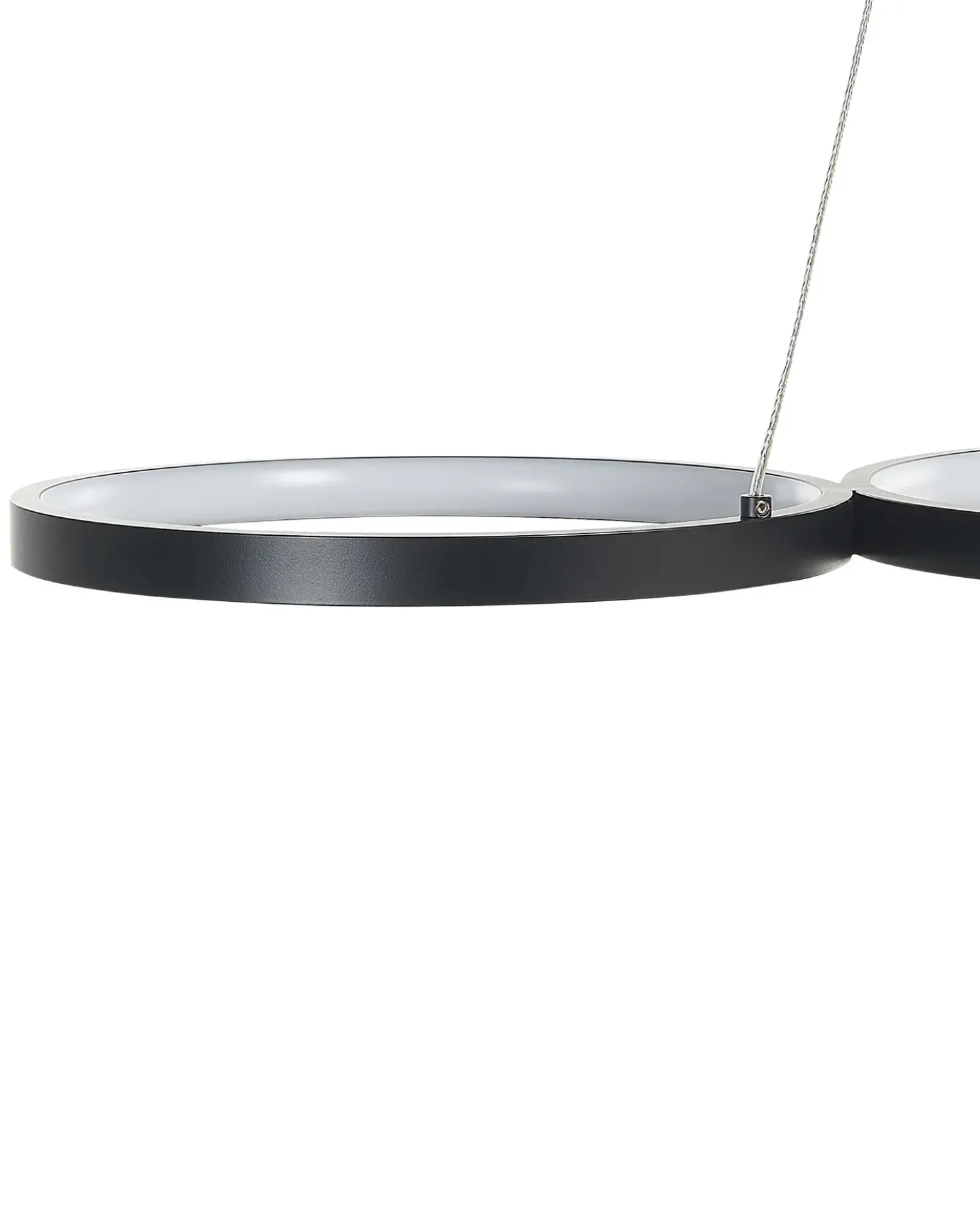 Lampadario a LED PIBOR Metallo Nero