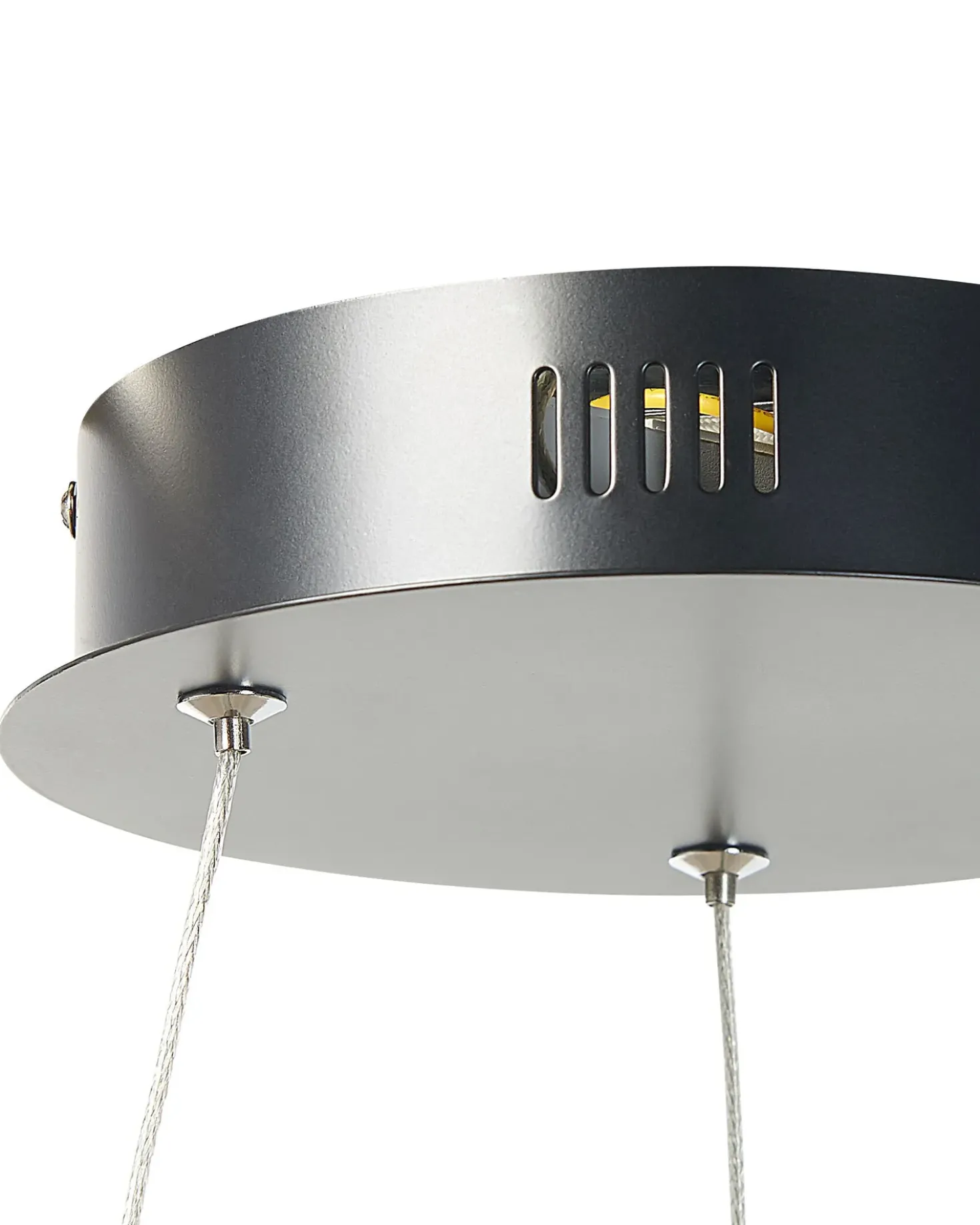 Lampadario a LED PIBOR Metallo Nero