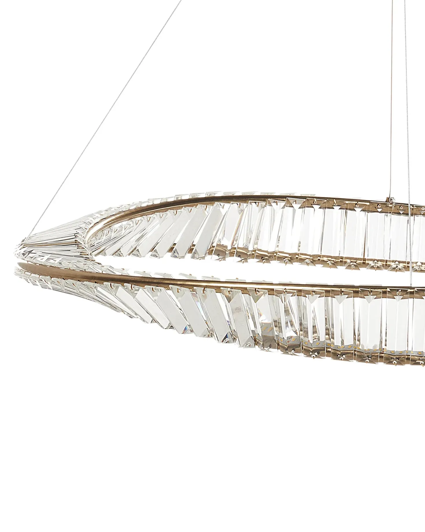 Lampadario a LED ROSENDE Metallo Oro