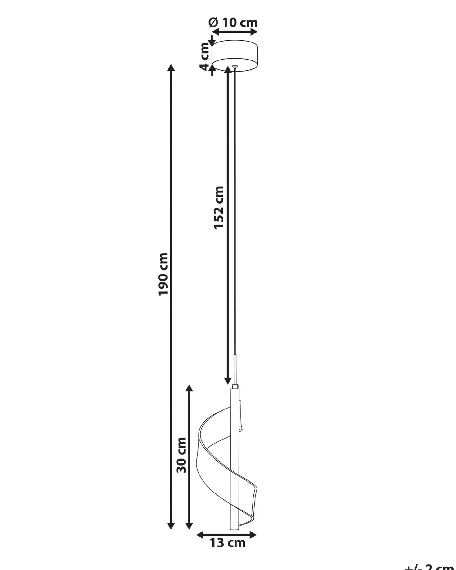 Lampadario a LED SARELA Metallo Oro