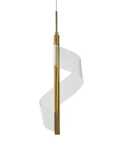 Lampadario a LED SARELA Metallo Oro