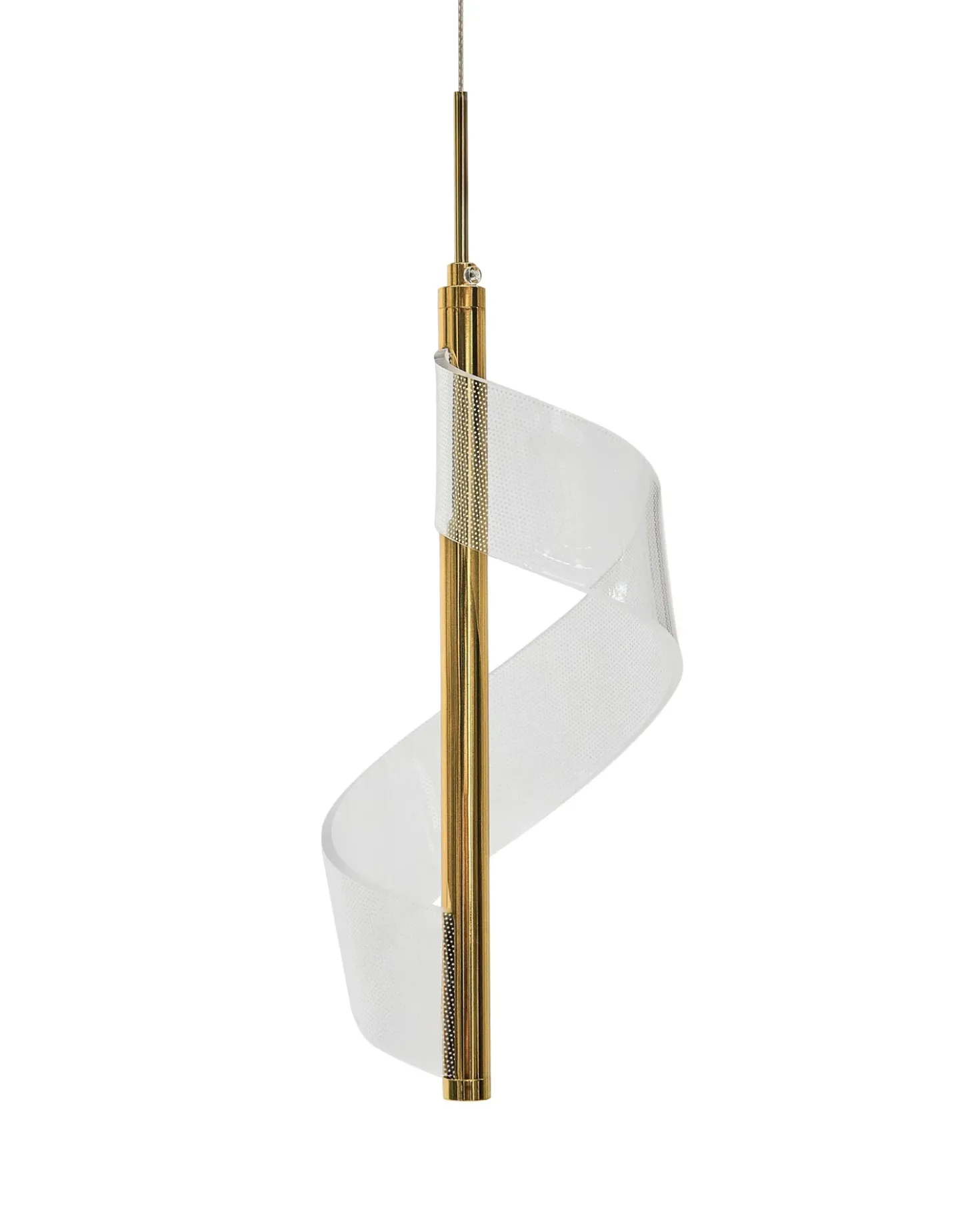 Lampadario a LED SARELA Metallo Oro
