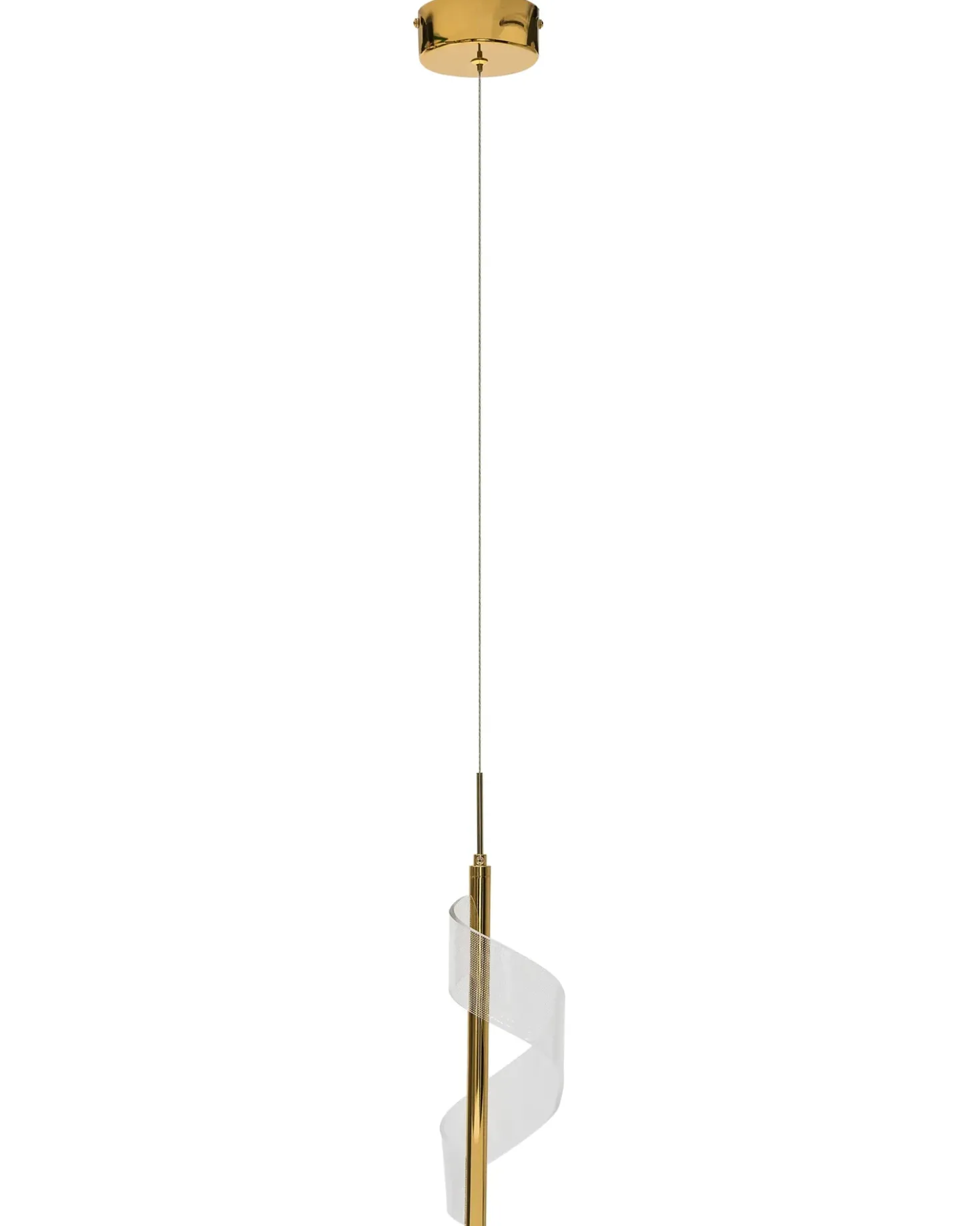 Lampadario a LED SARELA Metallo Oro