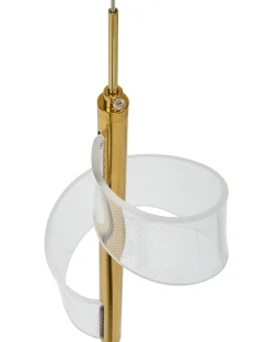 Lampadario a LED SARELA Metallo Oro