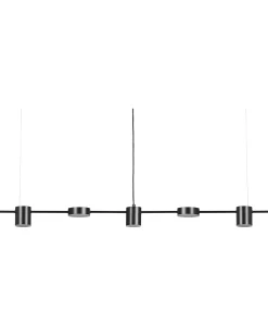 Lampadario a LED SESTRA Metallo Nero
