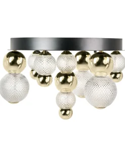 Lampadario a LED SORA Vetro Oro