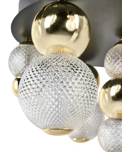 Lampadario a LED SORA Vetro Oro