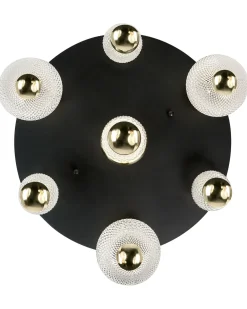 Lampadario a LED SORA Vetro Oro
