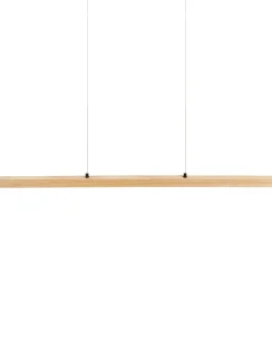 Lampadario a LED STEWARTS con telecomando con dimmer Legno di quercia Marrone chiaro