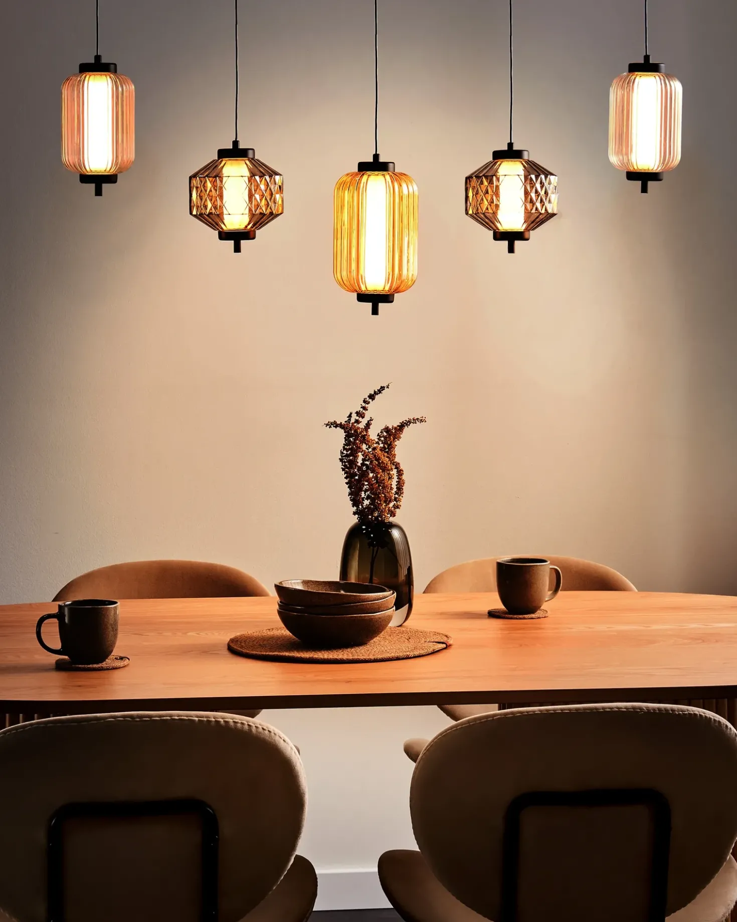 Lampadario a LED SULLANE LED Vetro Multicolore