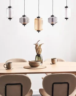 Lampadario a LED SULLANE LED Vetro Multicolore