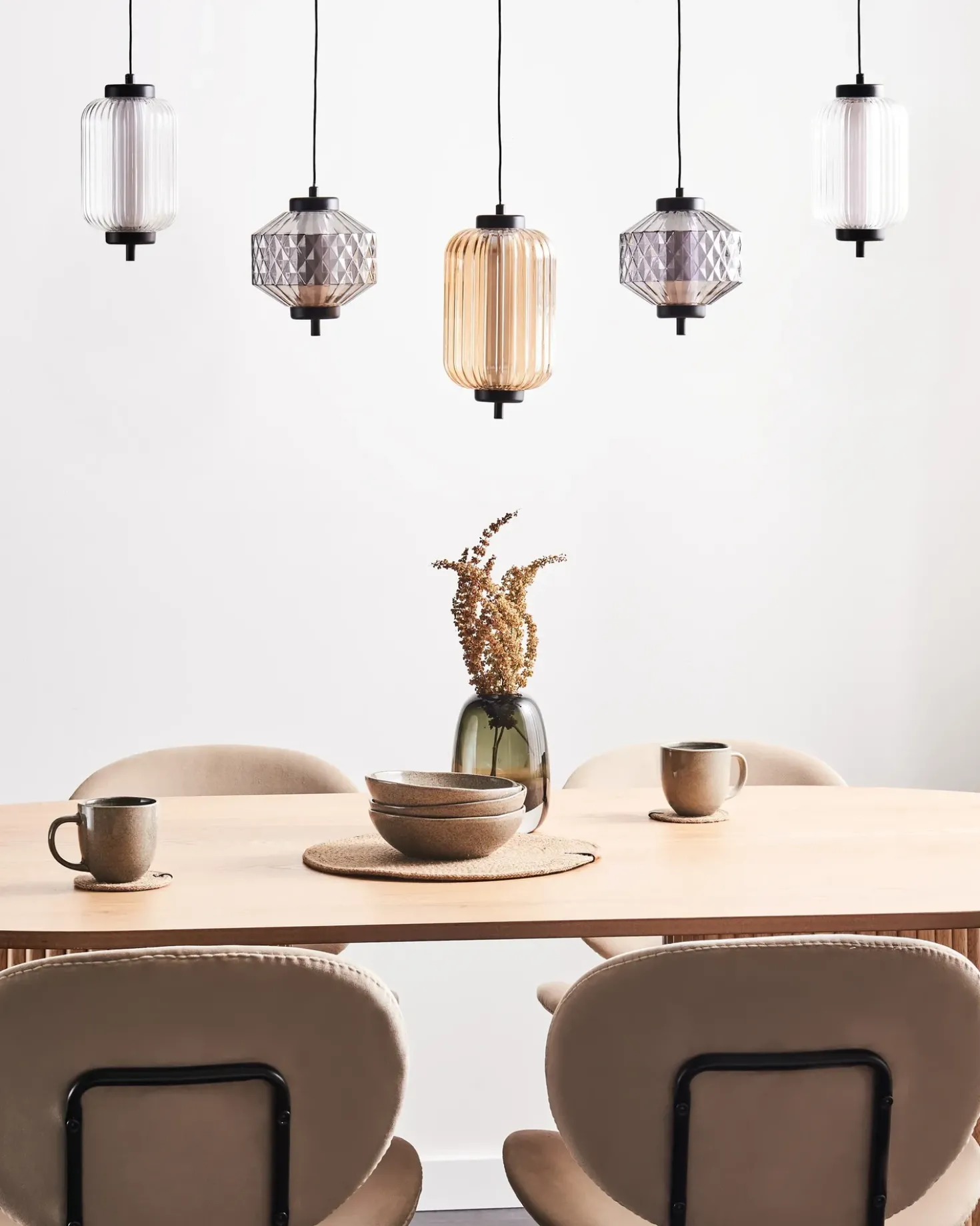Lampadario a LED SULLANE LED Vetro Multicolore