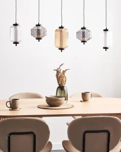 Lampadario a LED SULLANE LED Vetro Multicolore