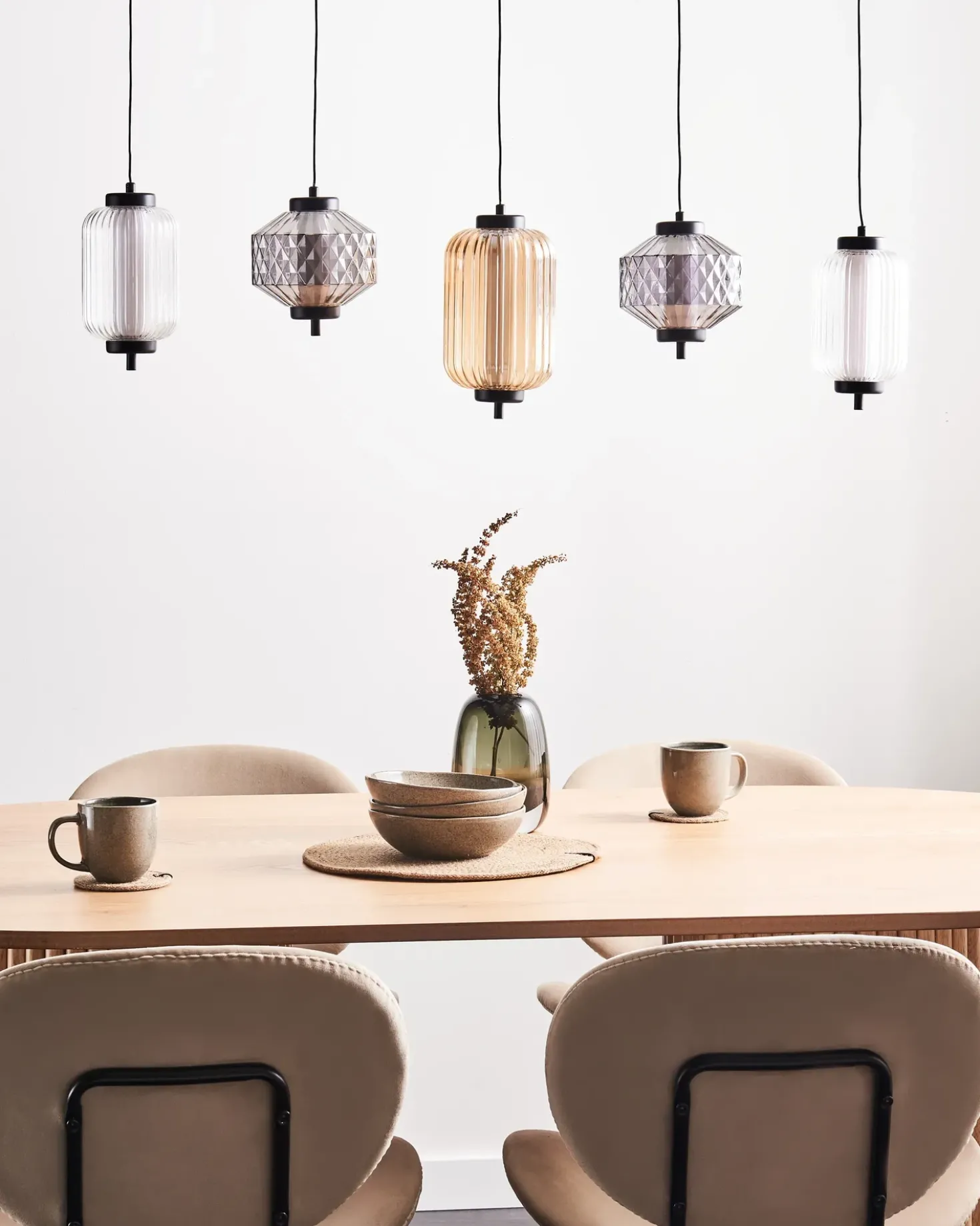 Lampadario a LED SULLANE LED Vetro Multicolore