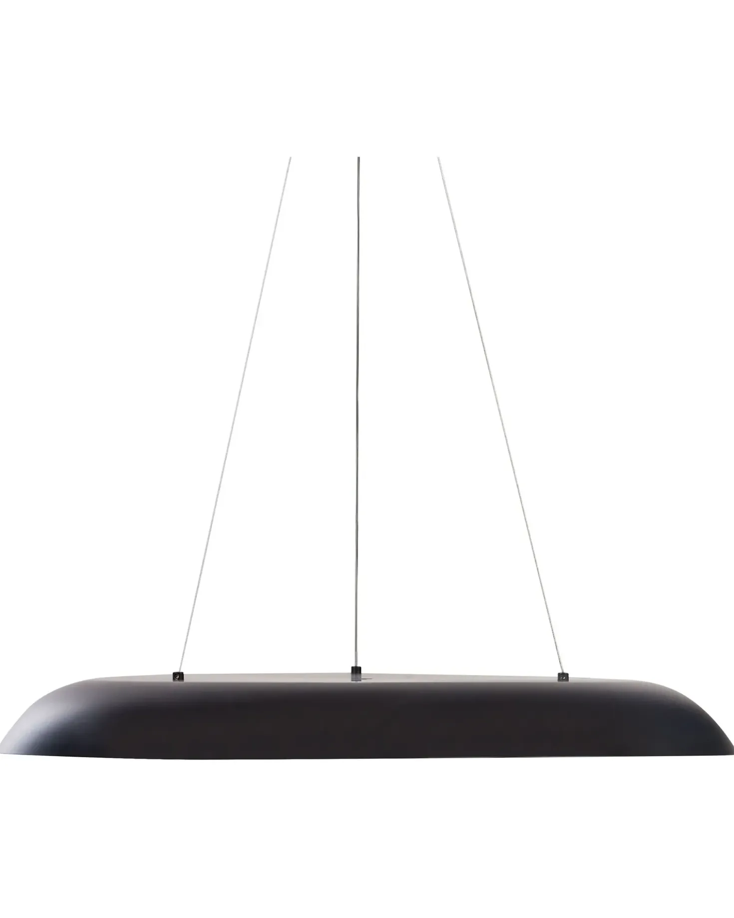 Lampadario a LED SURKO Metallo Nero