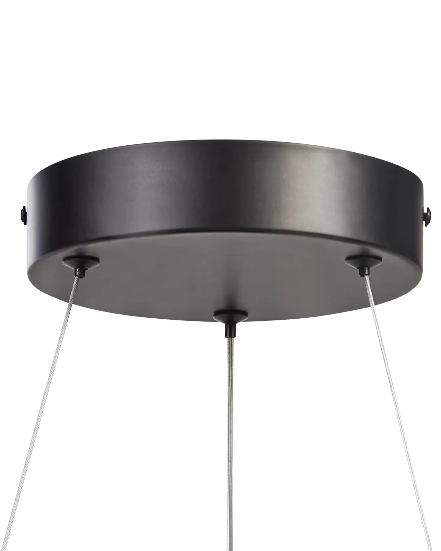 Lampadario a LED SURKO Metallo Nero